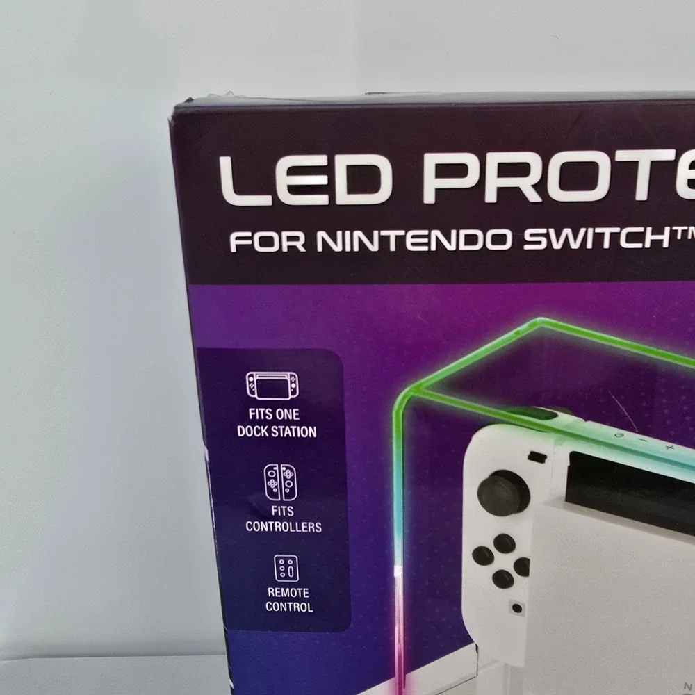 Advantech LED Protective Cover for Nintendo Switch & OLED‎ RGB Dock Case White